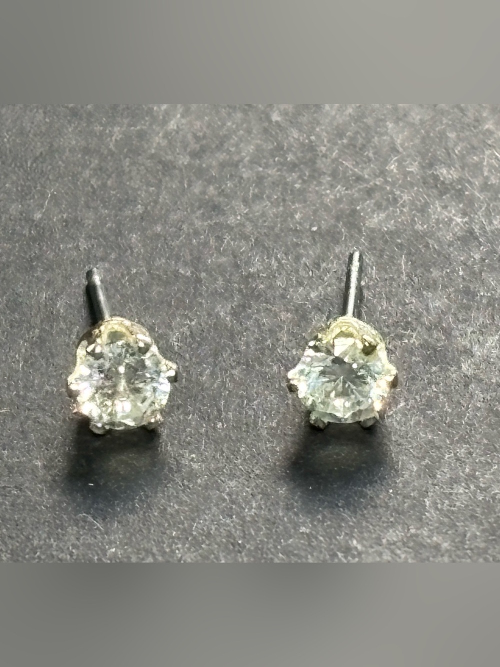 Classic Clear Stone Stud Earrings - Women Jewelry